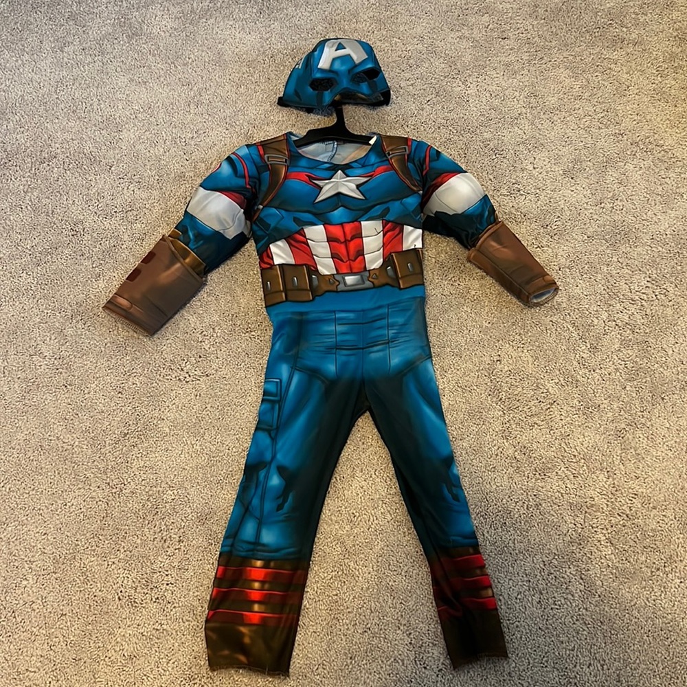 Captain America Costume 3T/4T